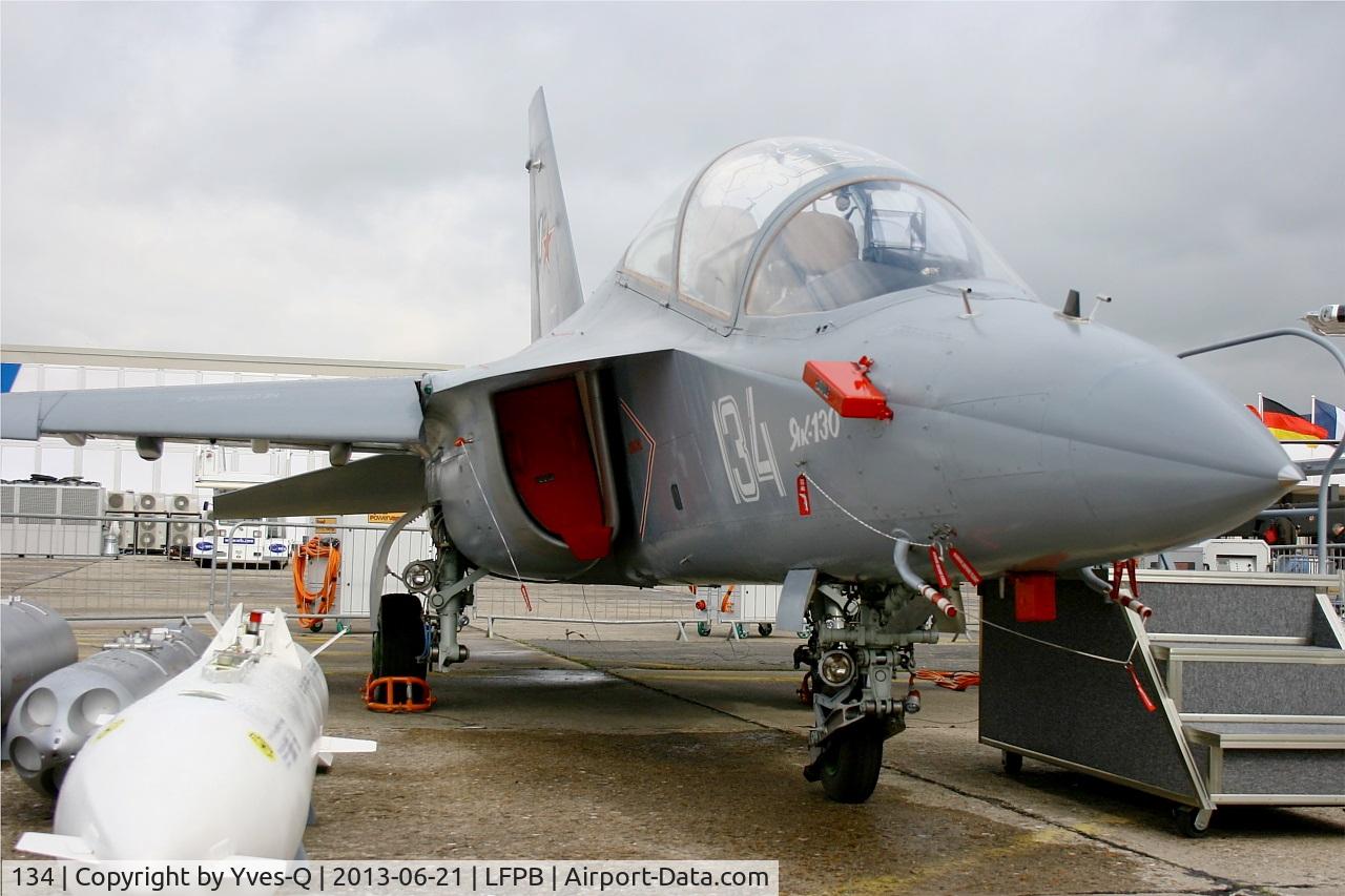 134, Yakovlev Yak-130 C/N 13012101, Yakovlev Yak-130, Static display, Paris-Le Bourget Air Show 2013