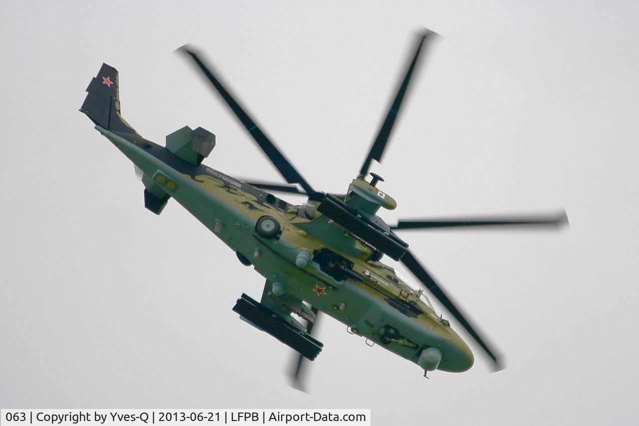 063, Kamov Ka-52 Alligator C/N 3538264800003, Kamov Ka-52 Alligator, Solo display, Paris-Le Bourget (LFPB-LBG) Air Show 2013