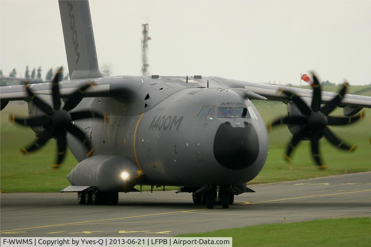 F-WWMS, 2010 Airbus A400M Atlas C/N 003, Airbus Military A-400M Atlas, Taxiing after landing, Paris-Le Bourget (LFPB-LBG) Air Show 2013