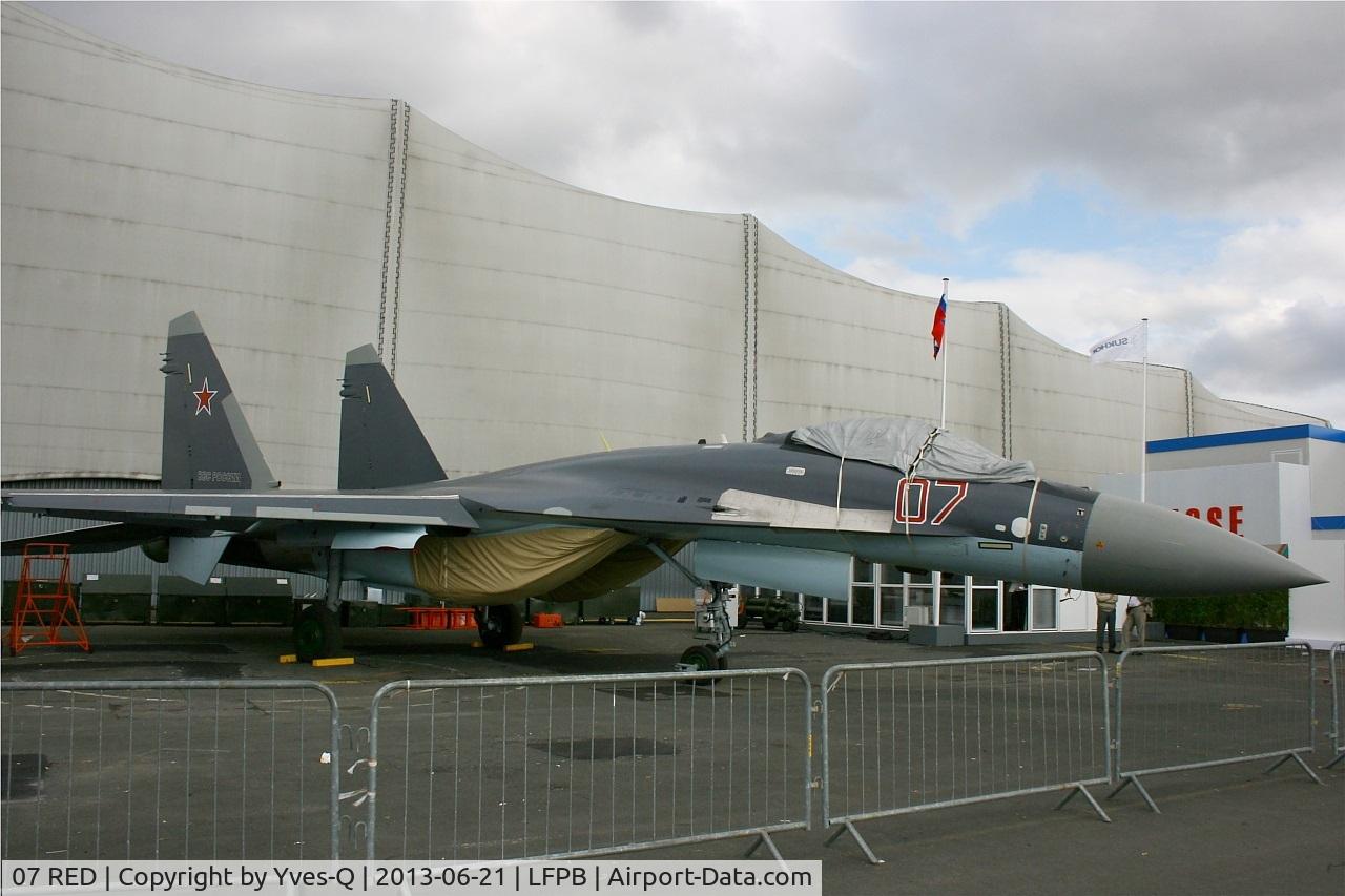 07 RED, Sukhoi Su-35S C/N 49083501206, Sukhoi Su-35S, Static display, Paris-Le Bourget Air Show 2013