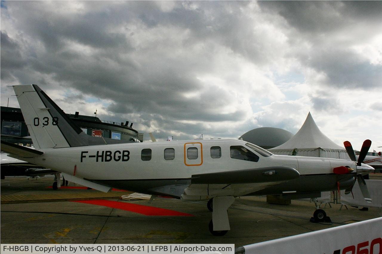 F-HBGB, 2001 Socata TBM-700 C/N 185, Socata TBM-700, Static display, Paris Le Bourget (LFPB-LBG) Air Show 2013