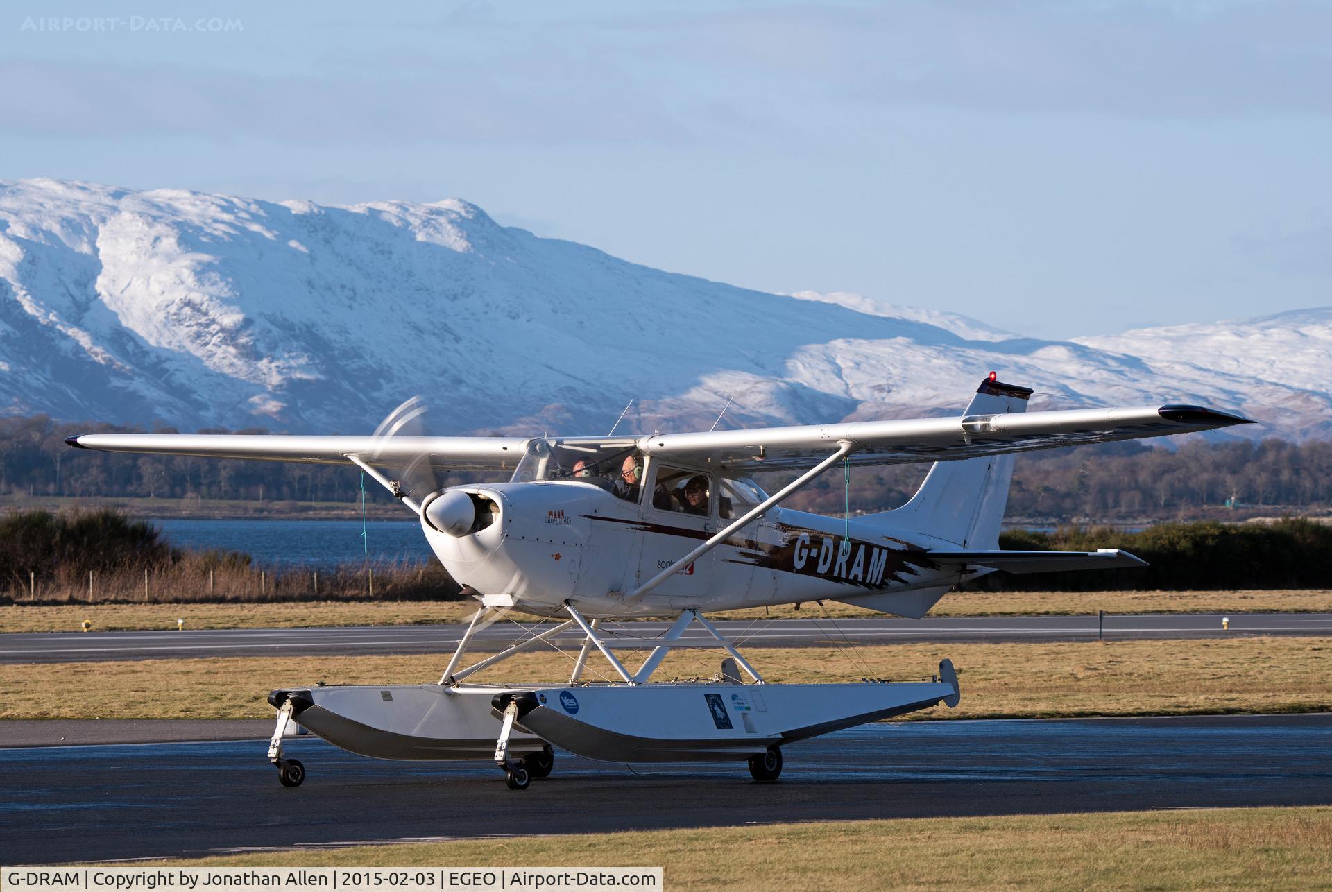 G-DRAM, 1968 Reims FR172F Reims Rocket C/N 0102, Oban Airport - the the deep mid-winter!