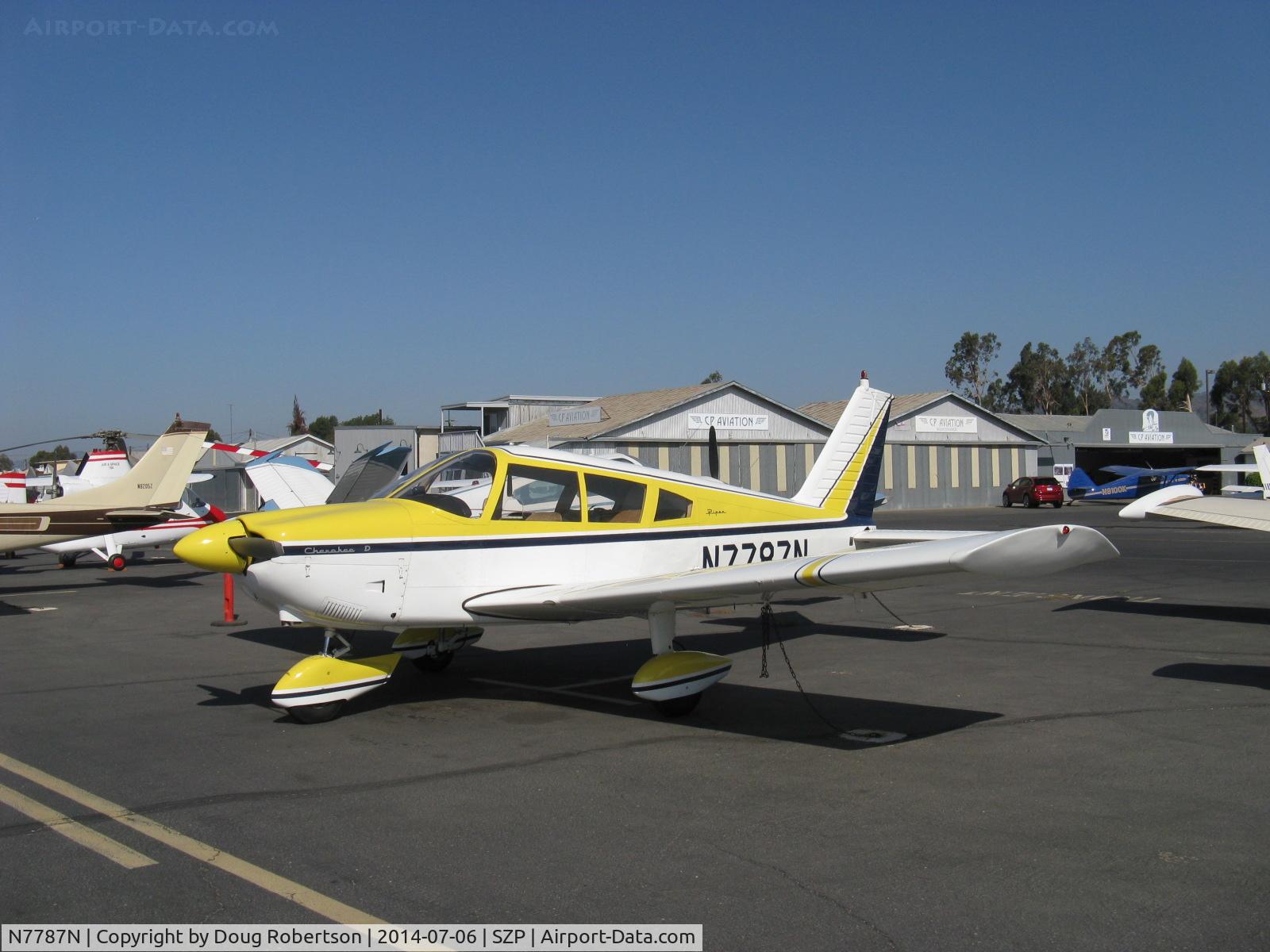 N7787N, 1969 Piper PA-28-180 Cherokee C/N 28-5235, 1969 Piper PA-28-180 CHEROKEE, Lycoming O&VO-360 180 Hp