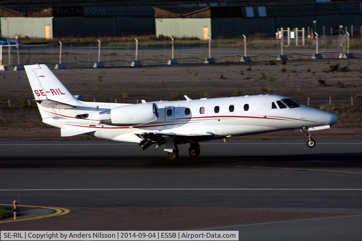 SE-RIL, 2008 Cessna 560XLS Citation Excel C/N 560-5777, Landing runway 30.