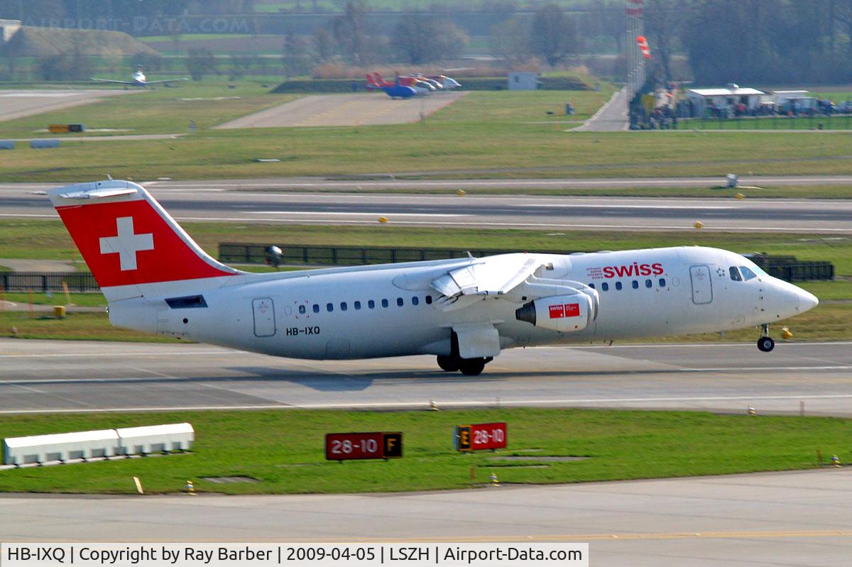 HB-IXQ, 1996 British Aerospace Avro 146-RJ100 C/N E3282, BAe 146RJ-100 [E3282] (Swiss European Air Lines) Zurich~HB 05/04/2009