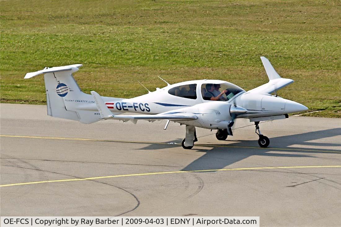 OE-FCS, Diamond DA-42 Twin Star C/N 42.287, OE-FCS   Diamond DA.42 Twin Star [42.287] Friedrichshafen~D 03/04/2009