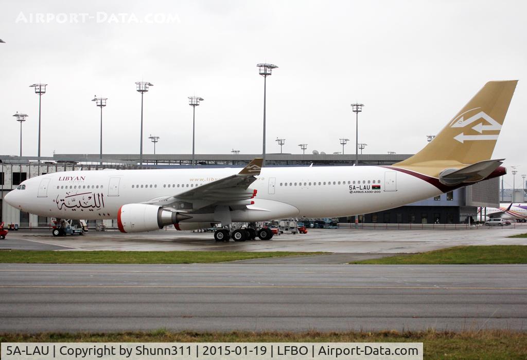 5A-LAU, 2014 Airbus A330-202 C/N 1543, Stored at this time @ LETL