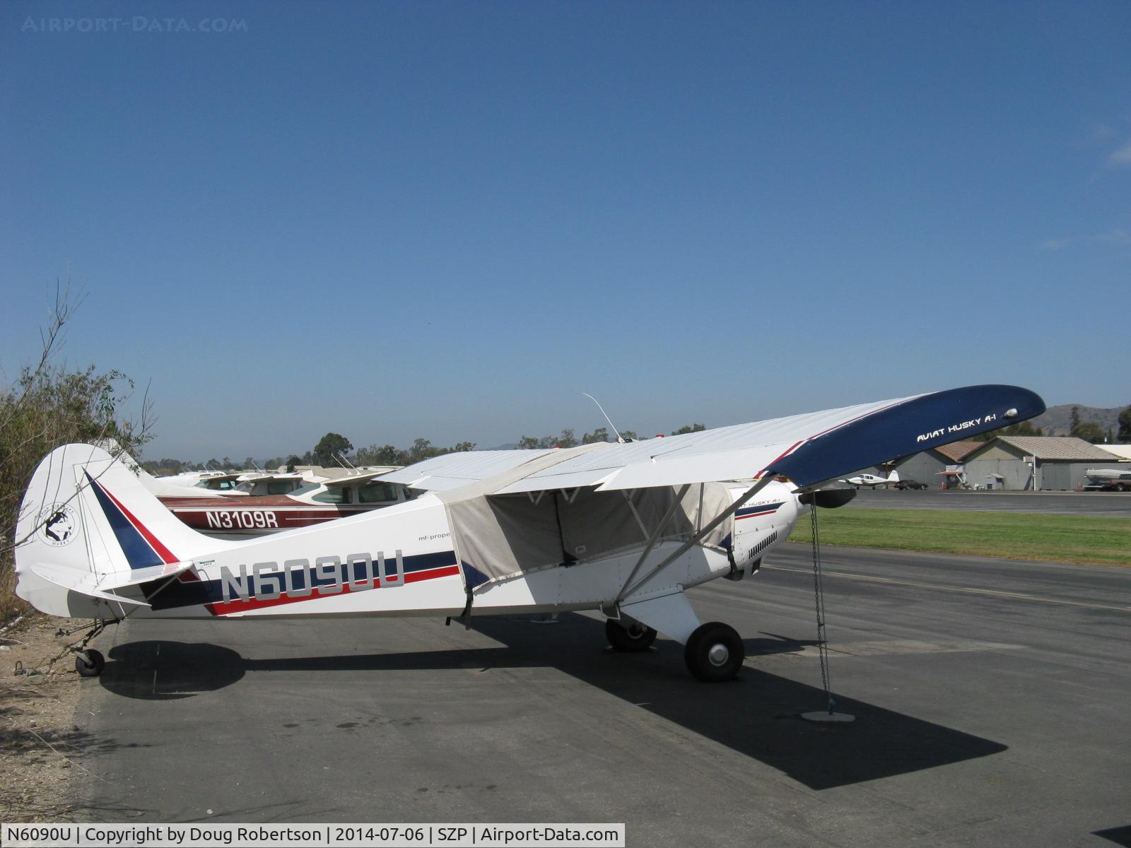 N6090U, 1995 Aviat A-1 Husky C/N 1300, 1995 Aviat A-1 HUSKY, Lycoming O-360-A1D 180 Hp