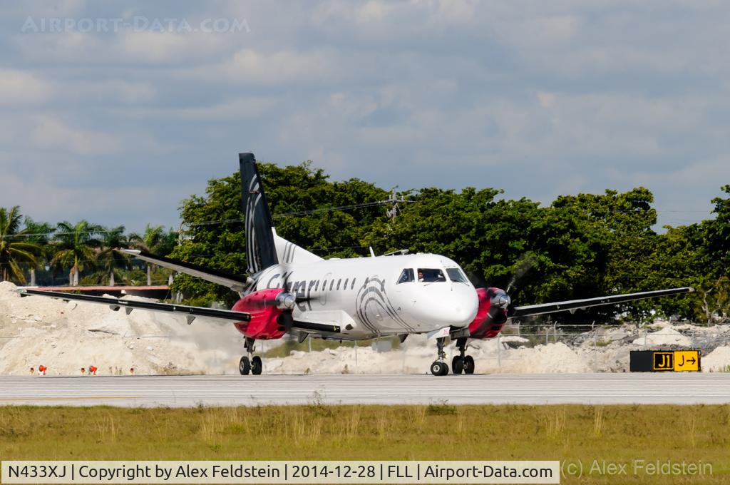 N433XJ, 1997 Saab 340B C/N 340B-433, Ft. Lauderdale