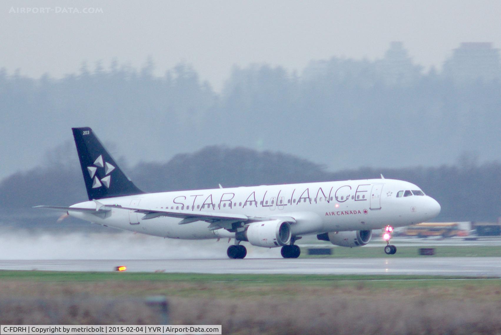 C-FDRH, 1989 Airbus A320-211 C/N 073, Departure from YVR