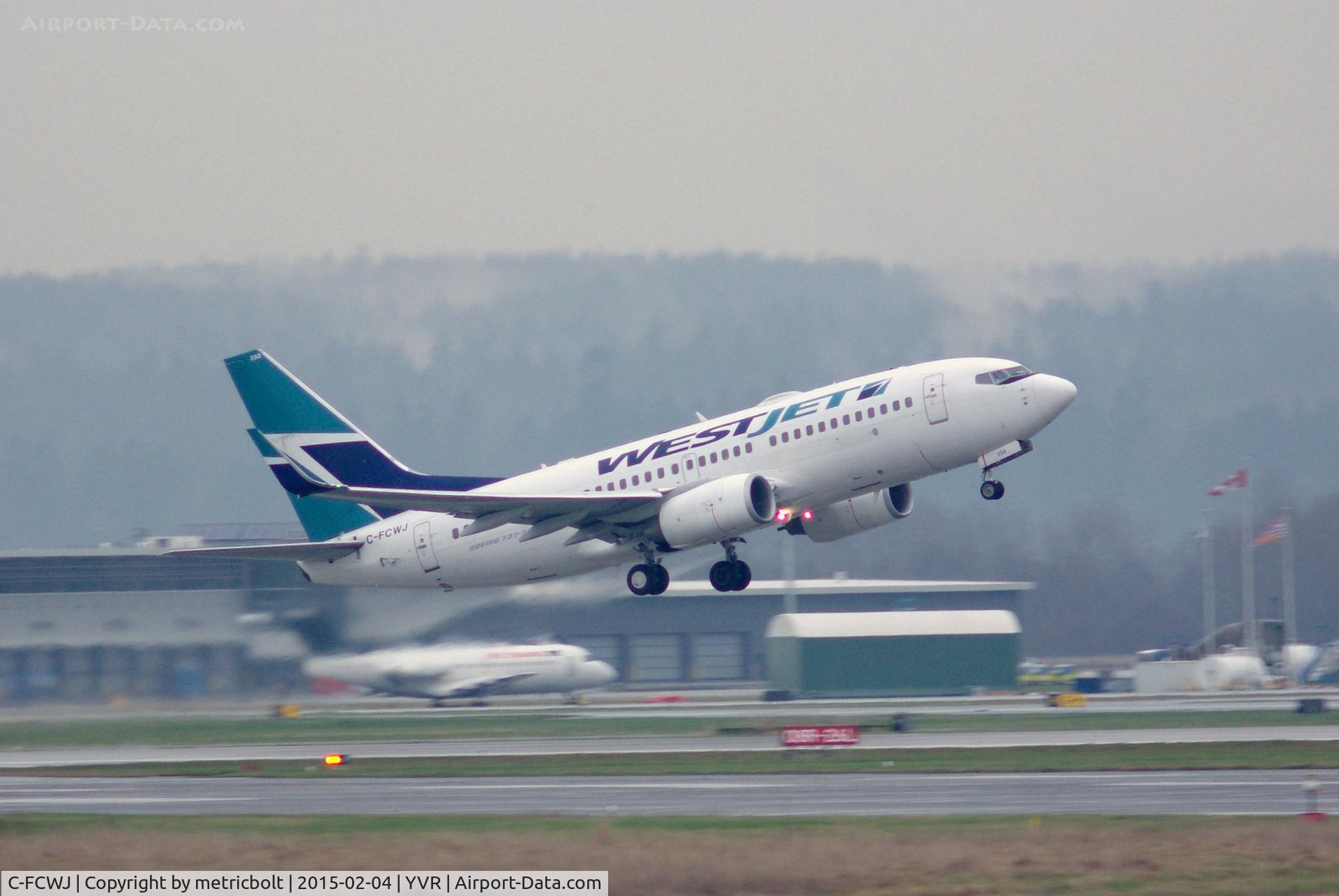C-FCWJ, 2008 Boeing 737-7CT C/N 35086, Off to YEG