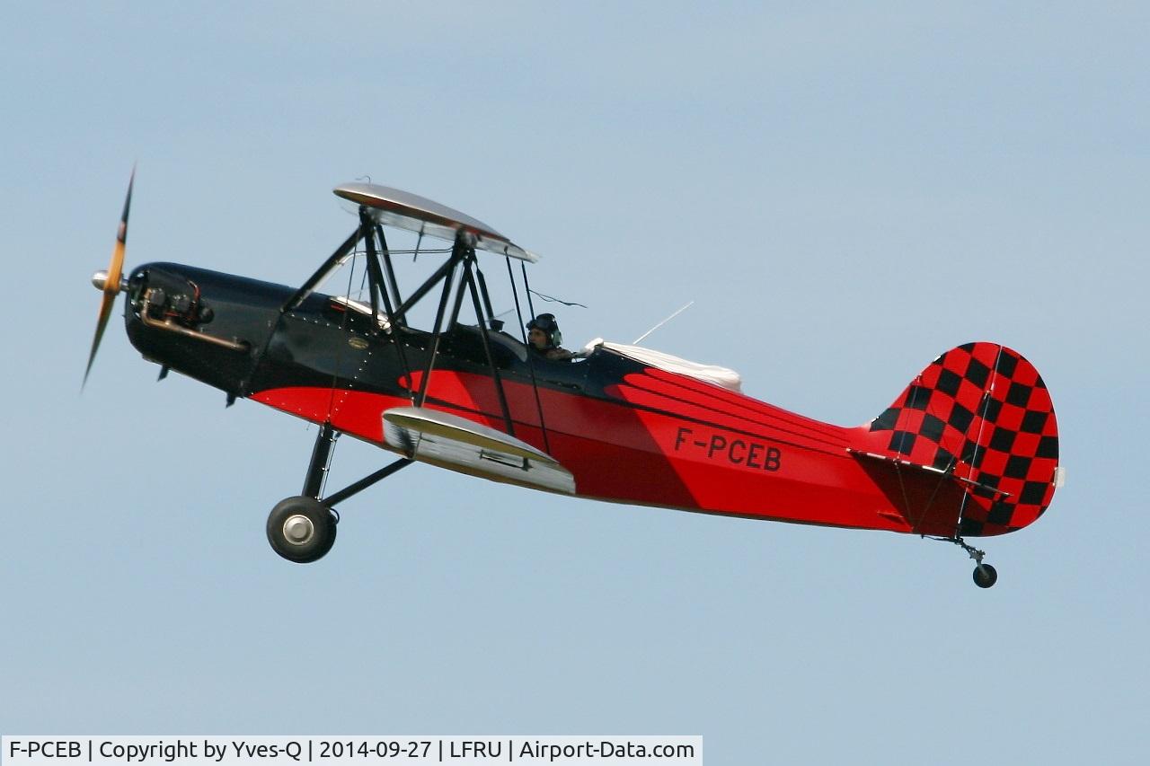 F-PCEB, Hatz CB-1 C/N 639, Hatz CB-1, On display, Morlaix-Ploujean airport (LFRU-MXN) air show in september 2014