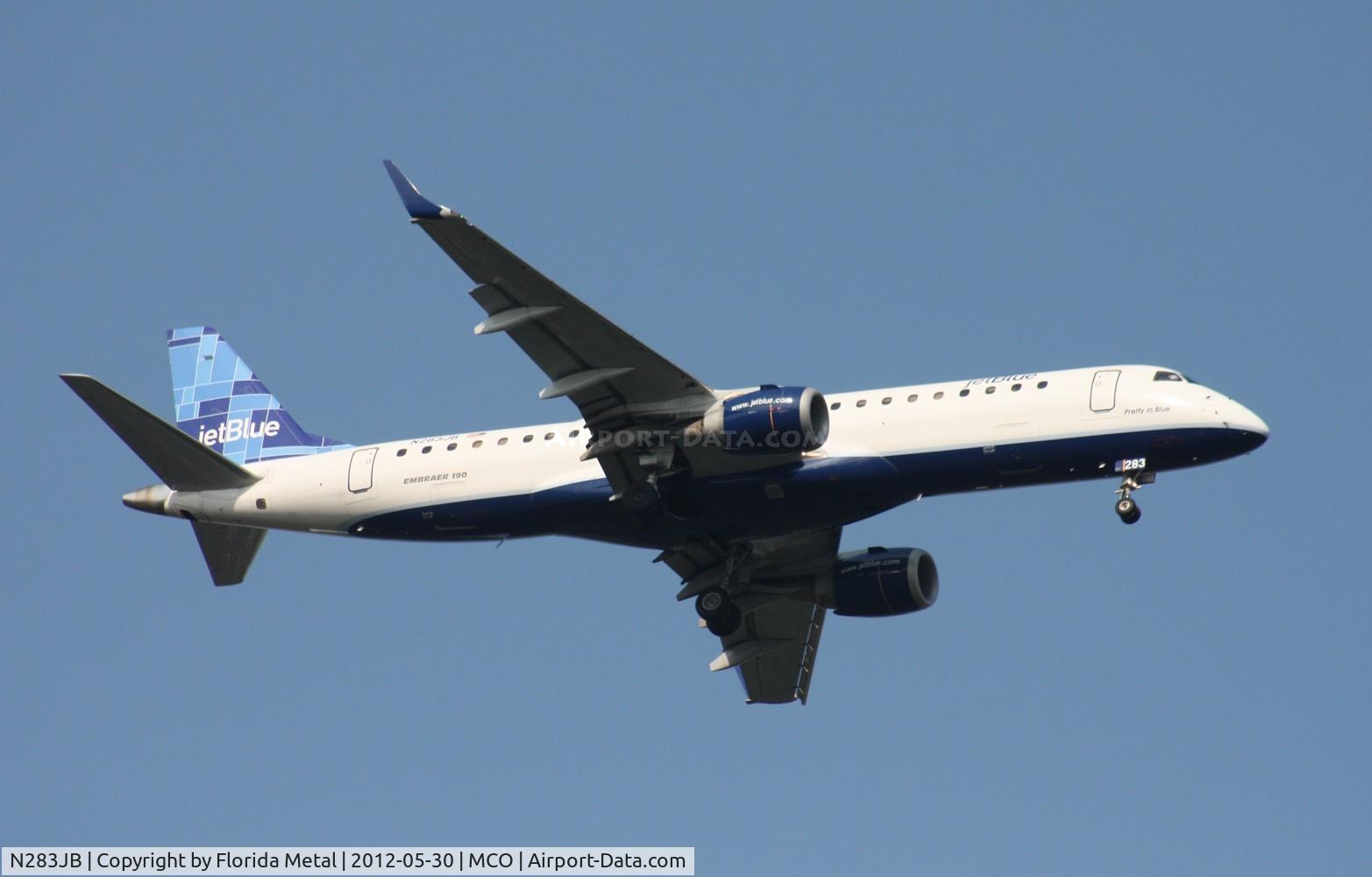 N283JB, 2007 Embraer 190AR (ERJ-190-100IGW) C/N 19000125, Jet Blue