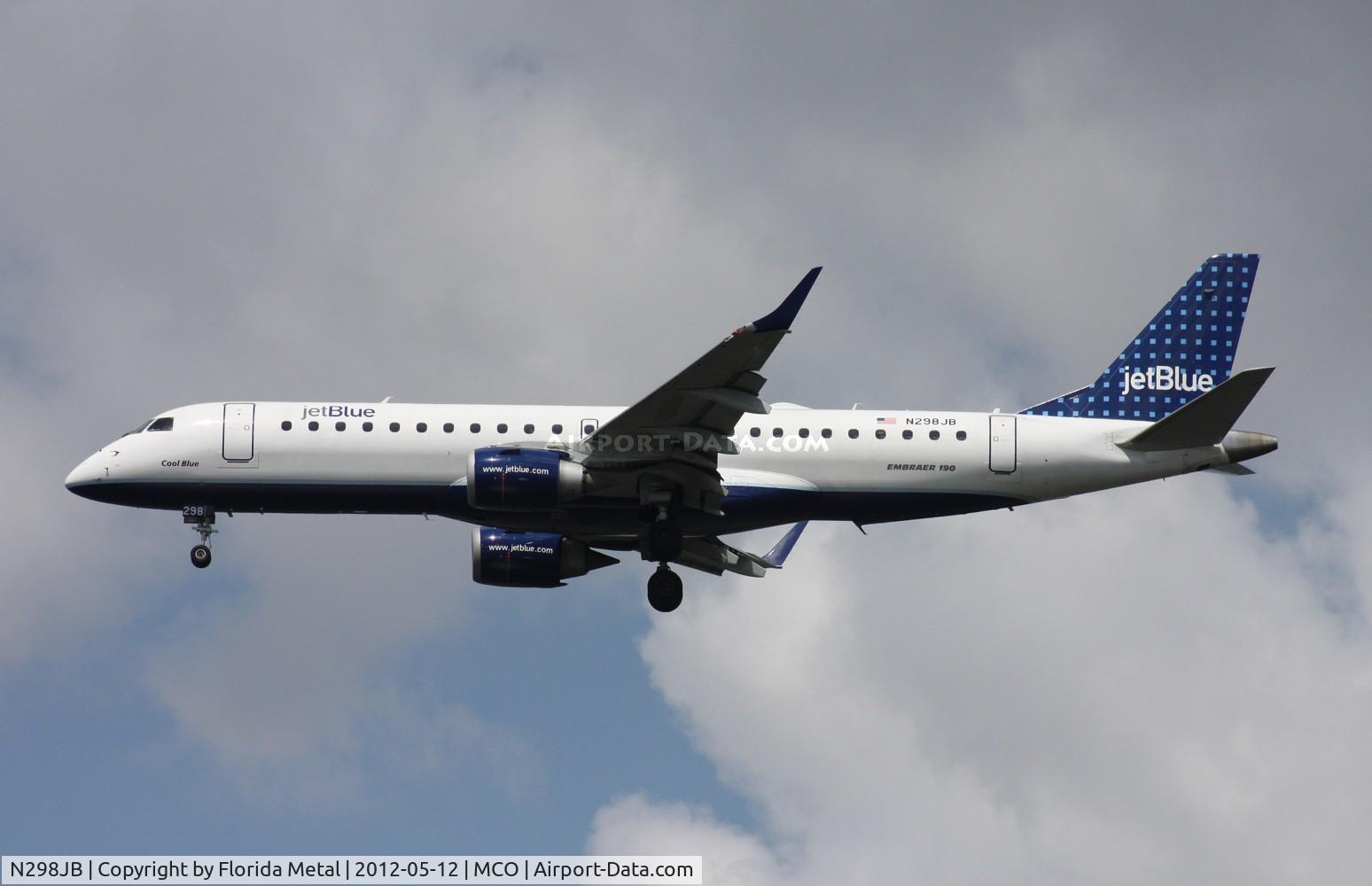 N298JB, 2009 Embraer 190AR (ERJ-190-100IGW) C/N 19000249, Jet Blue