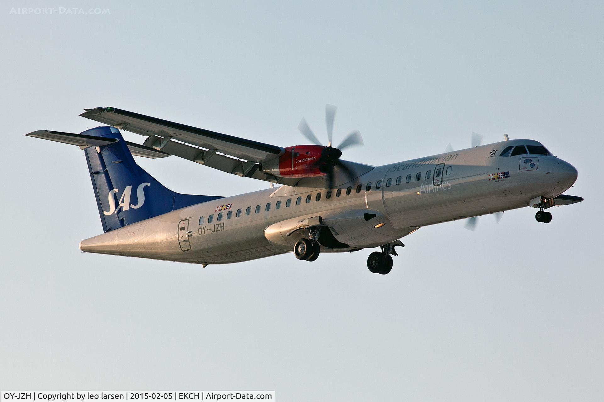 OY-JZH, 2014 ATR 72-212A C/N 1177, Copenhagen Kastrup 5.2.15
