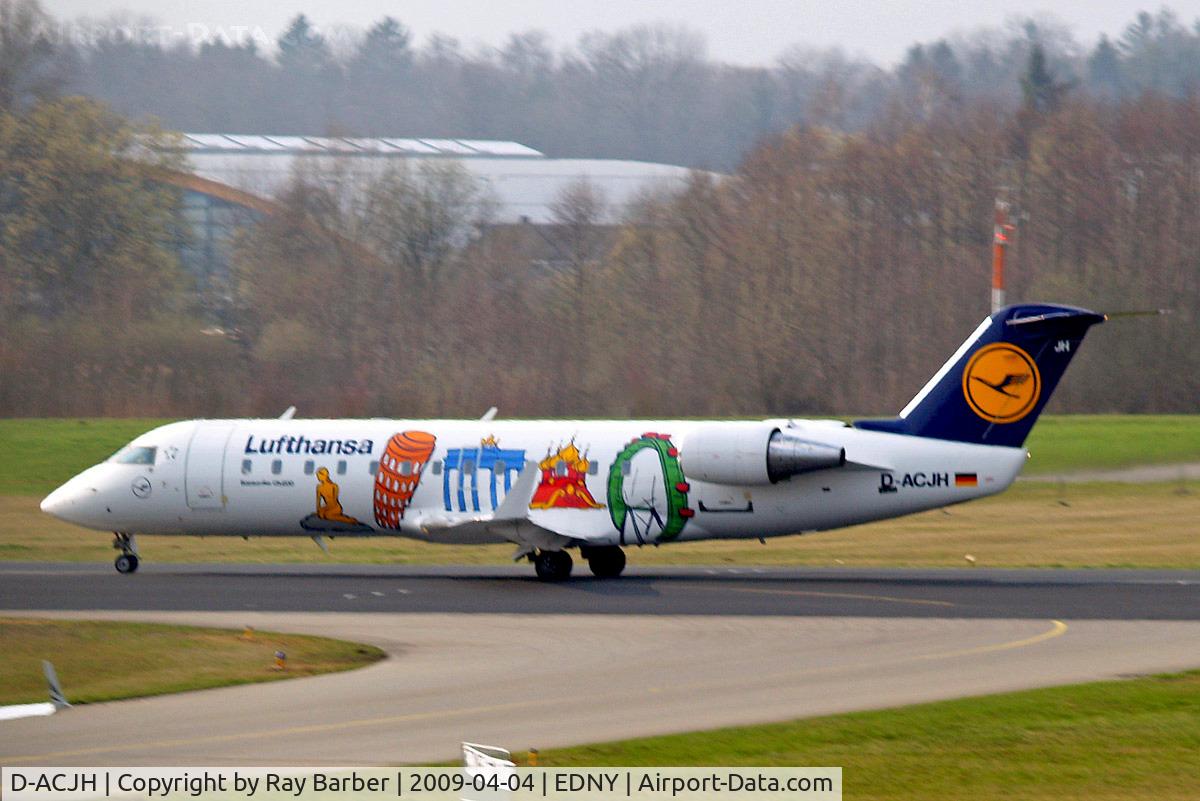 D-ACJH, 1998 Canadair CRJ-200LR (CL-600-2B19) C/N 7266, Canadair CRJ-100LR [7499] (Lufthansa Regional) Friedrichshafen~D 04/04/2009