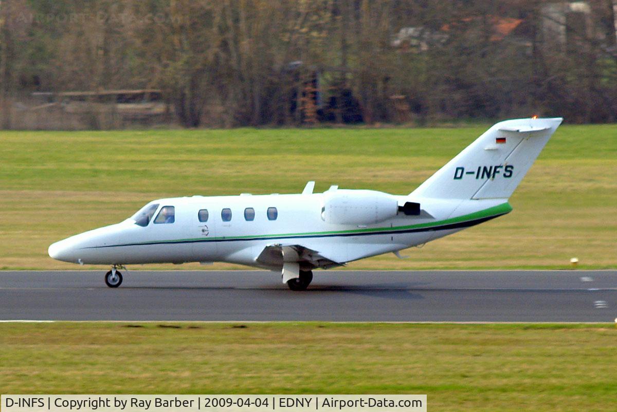 D-INFS, 1998 Cessna 525 CitationJet C/N 525-0286, Cessna CitationJet [525-0286] Friedrichshafen~D 04/04/2009