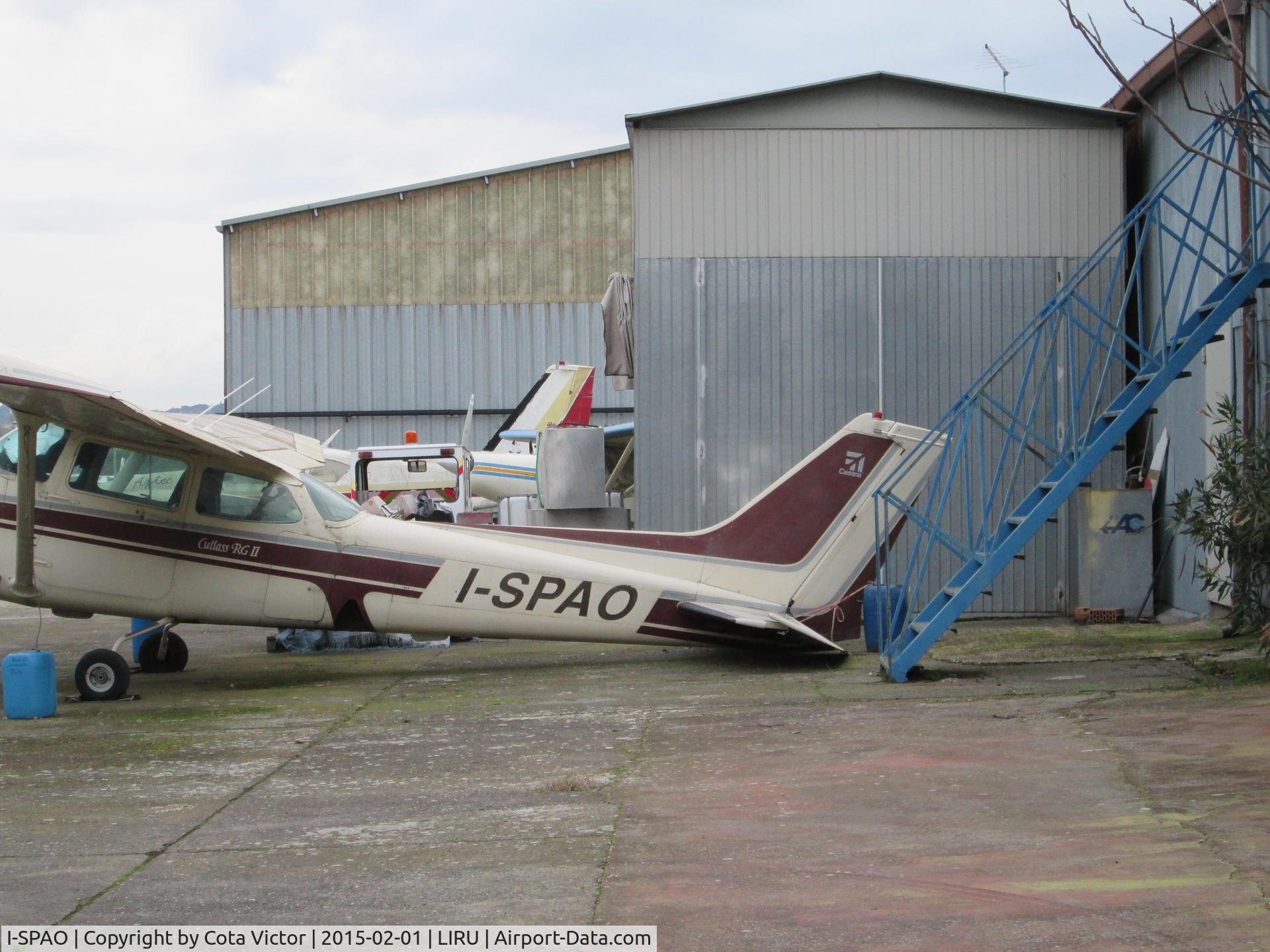 I-SPAO, 1982 Cessna 172RG Cutlass RG C/N 172RG0962, The plane is parked for demolition