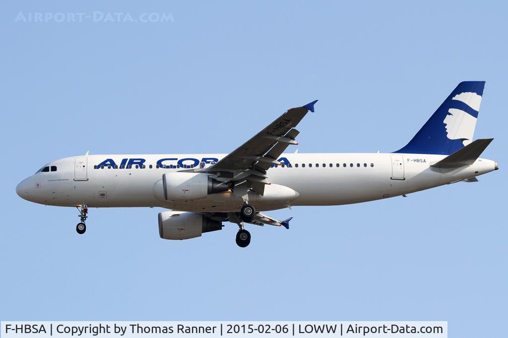 F-HBSA, 2009 Airbus A320-216 C/N 3882, Air Corsica A320