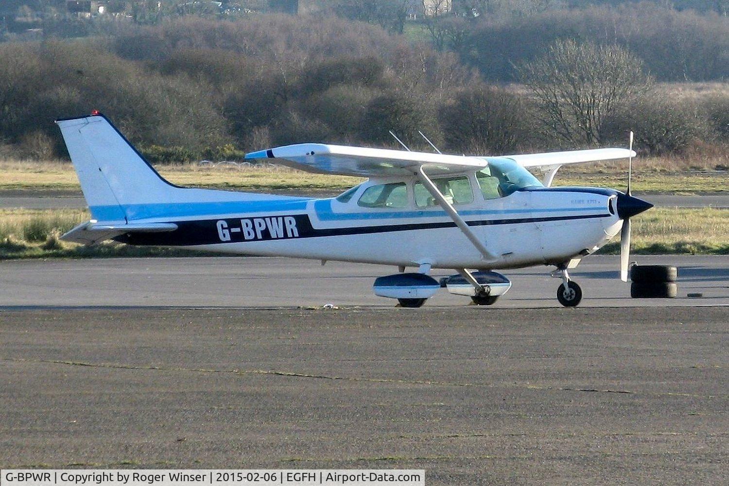 G-BPWR, 1979 Cessna R172K Hawk XP C/N R172-2953, Visiting Cessna Hawk XP II operated by FlyWales.