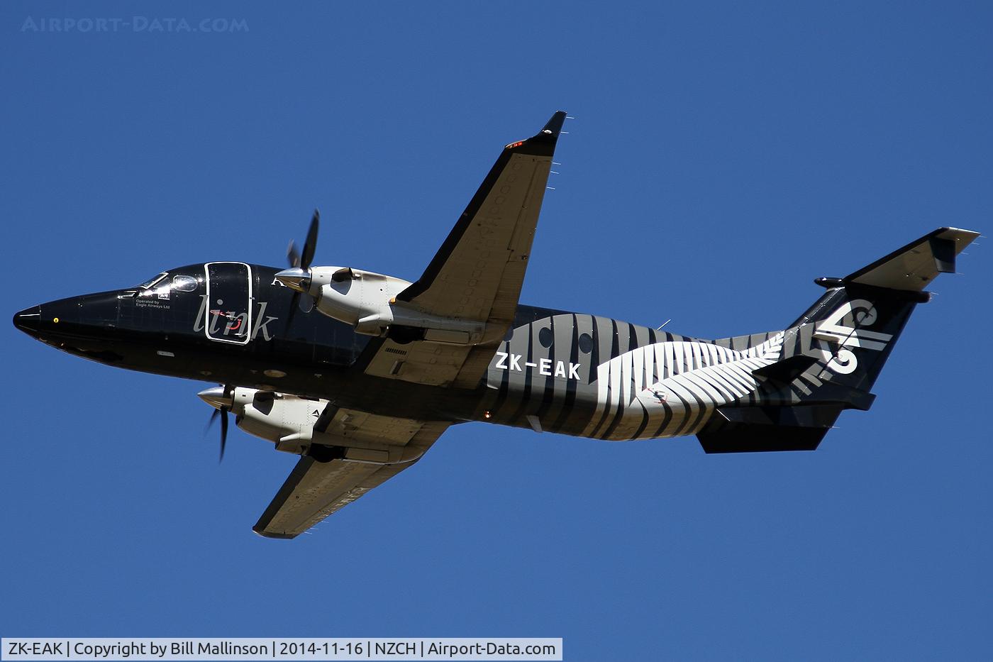 ZK-EAK, 2001 Raytheon 1900D C/N UE-434, AWAY FROM 02