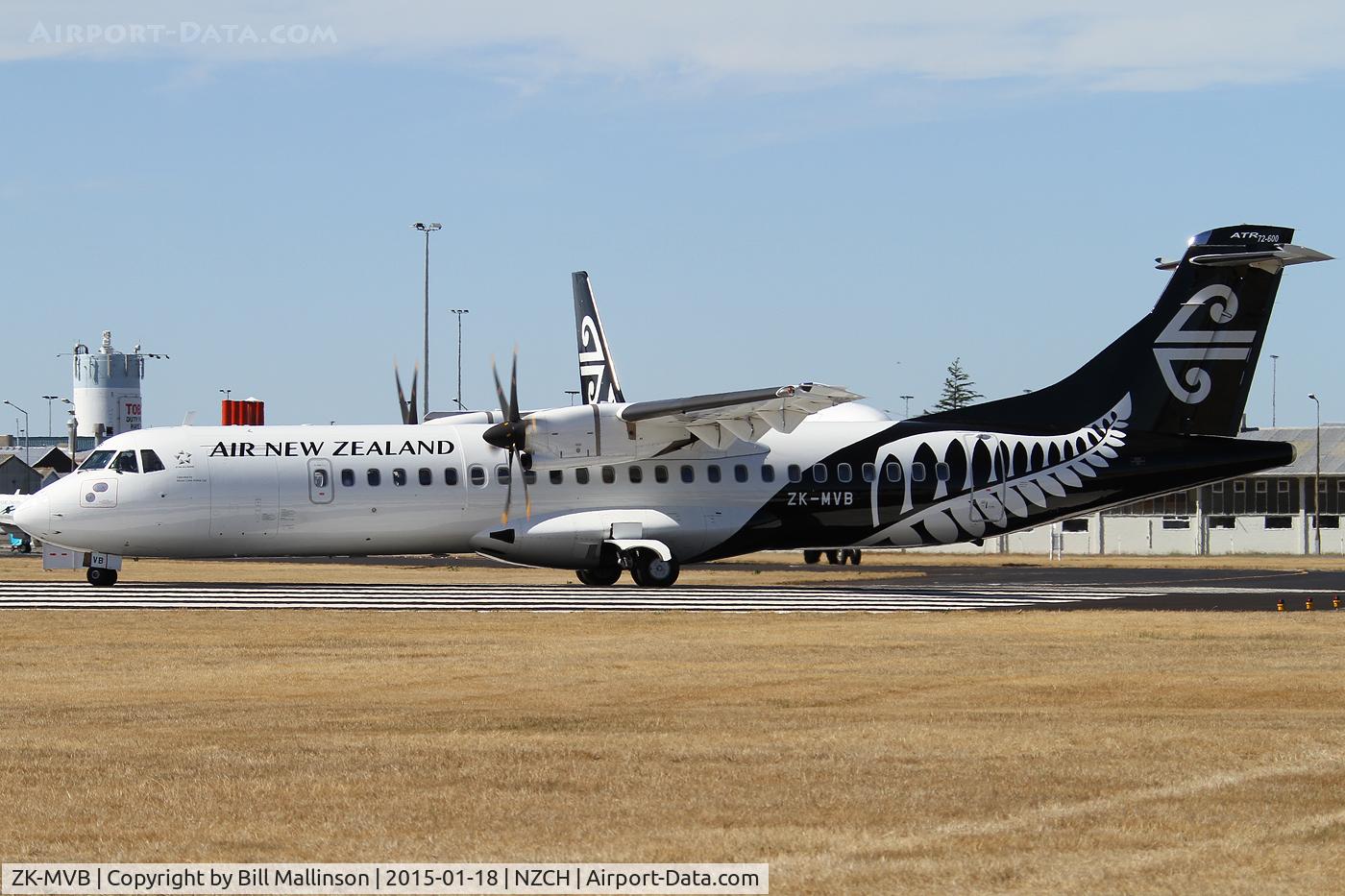 ZK-MVB, 2012 ATR 72-212A C/N 1065, readying for 29