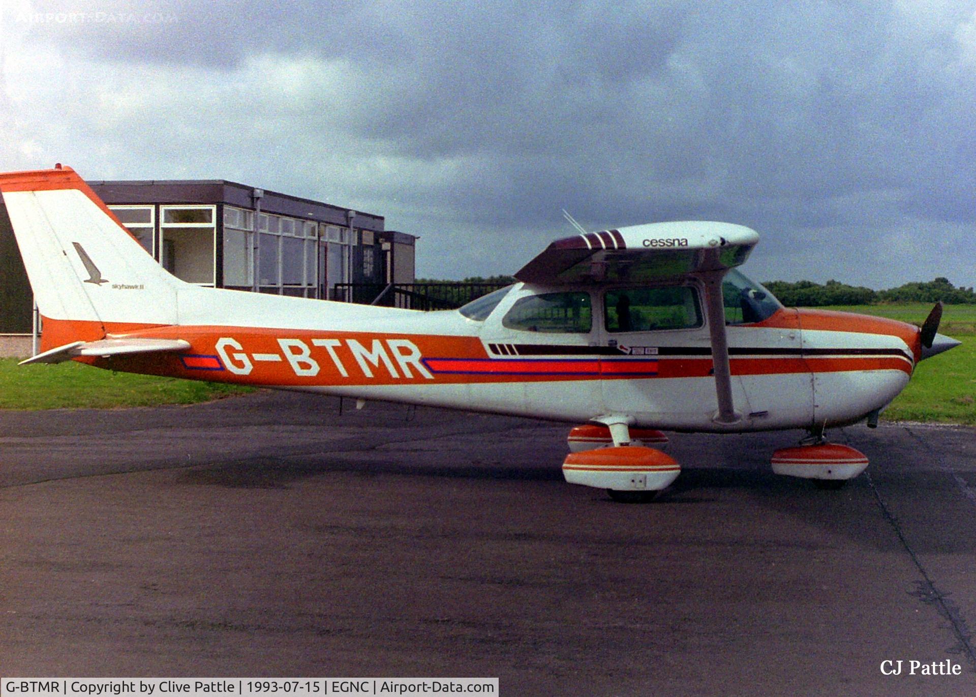 G-BTMR, 1975 Cessna 172M C/N 172-64985, Pictured on the apron at Carlisle in July 1993