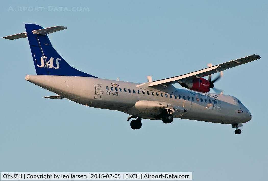 OY-JZH, 2014 ATR 72-212A C/N 1177, Copenhagen Kastrup 5.2.15