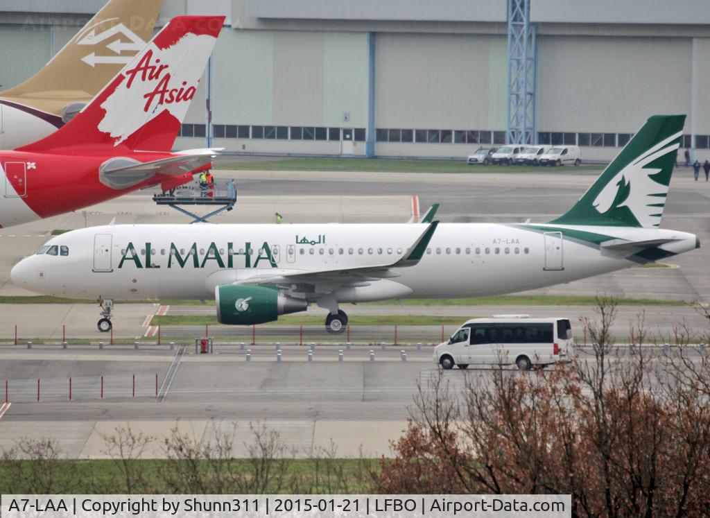 A7-LAA, 2014 Airbus A320-214 C/N 6347, Actually stored @ LFBO and reverted test registration since this pic. A7-ALA Ntu