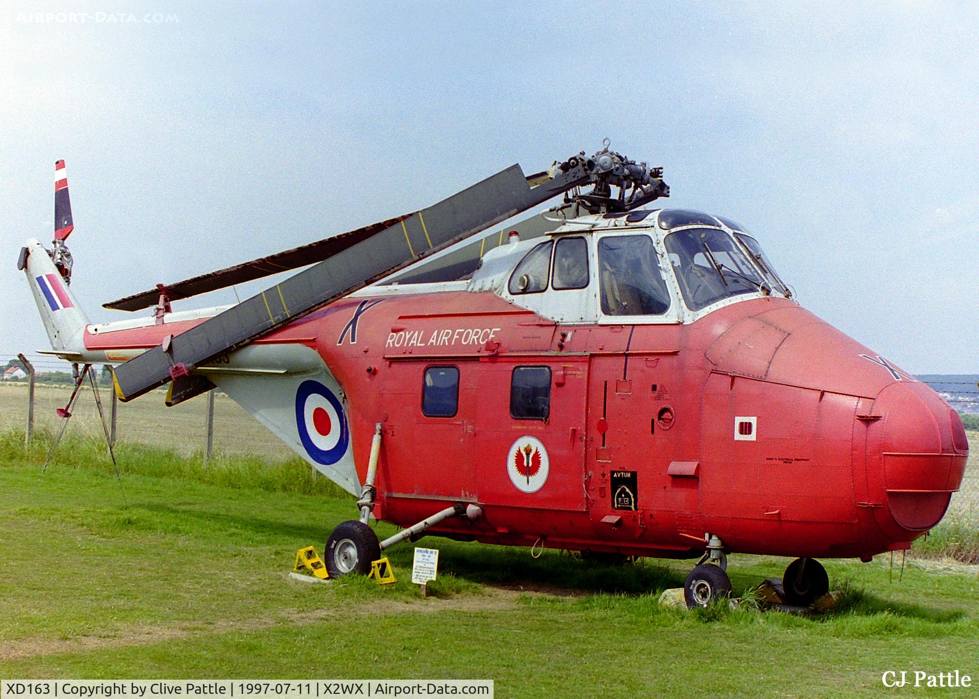 XD163, 1954 Westland Whirlwind HAR.10 C/N WA20, Still in open storage at the IHM at Weston Super Mare and prior to its repaint and gaining a position inside the museum.