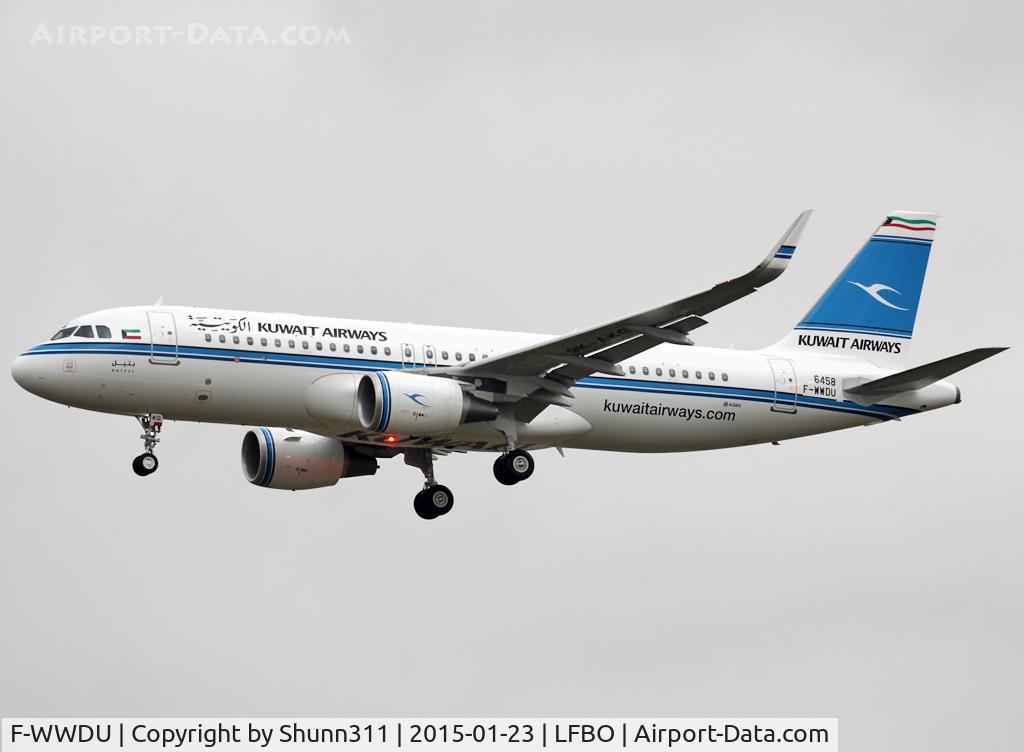 F-WWDU, 2015 Airbus A320-214 C/N 6458, C/n 6458 - To be 9K-AKG