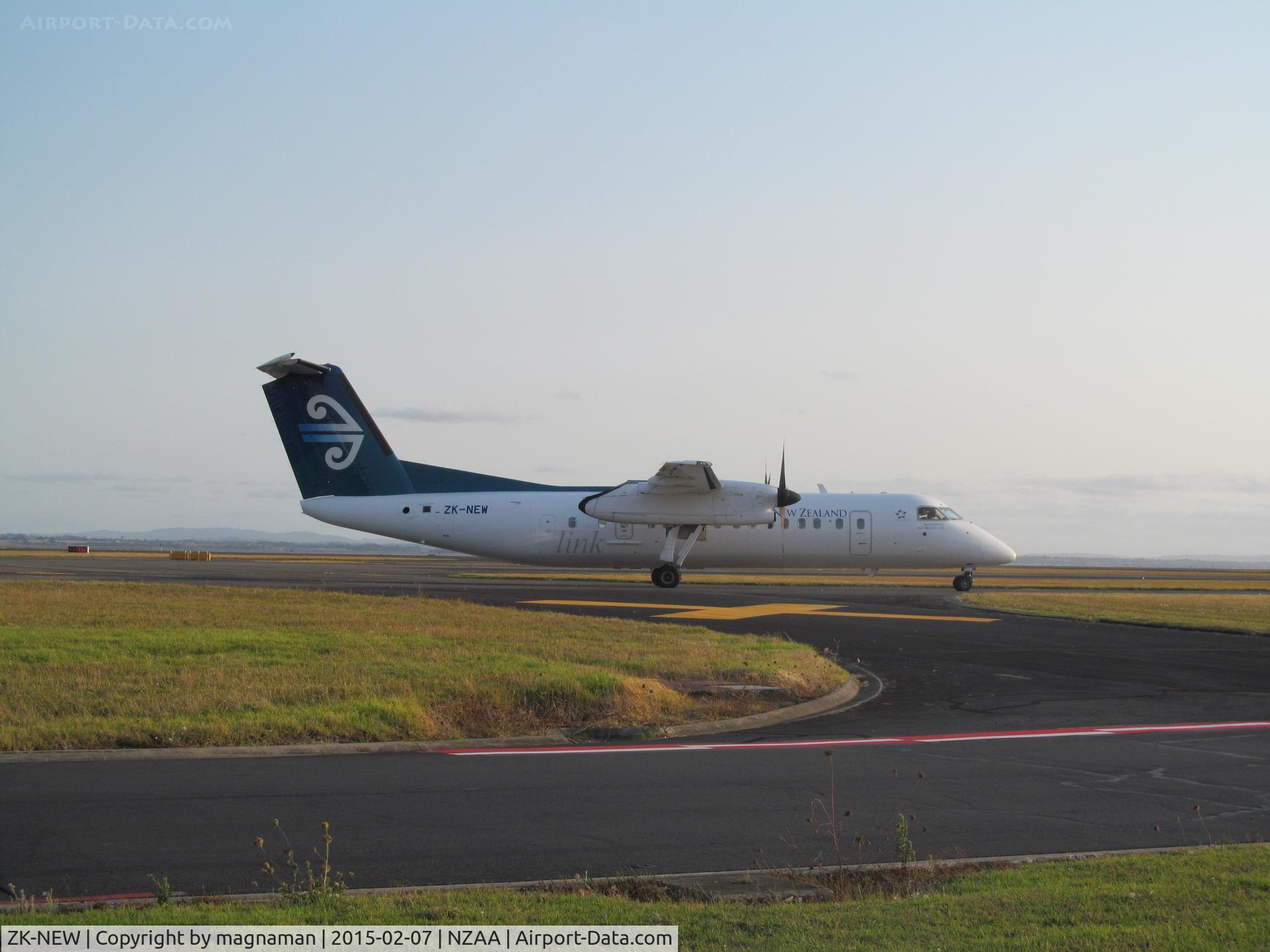 ZK-NEW, 2007 De Havilland Canada DHC-8-311Q Dash 8 C/N 648, just landed