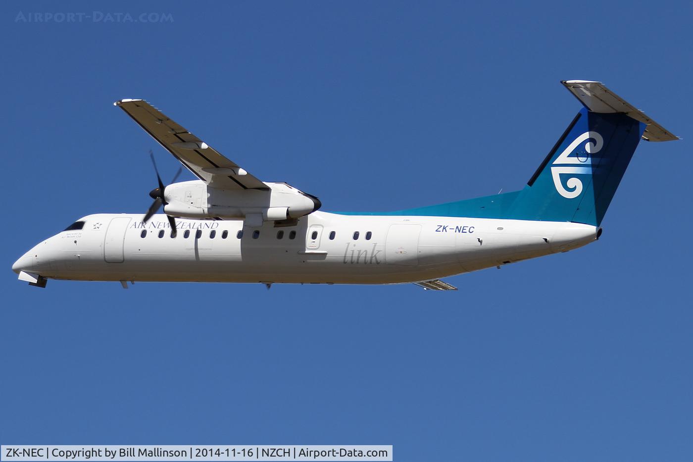 ZK-NEC, 2005 De Havilland Canada DHC-8-311Q Dash 8 C/N 616, away from zero two