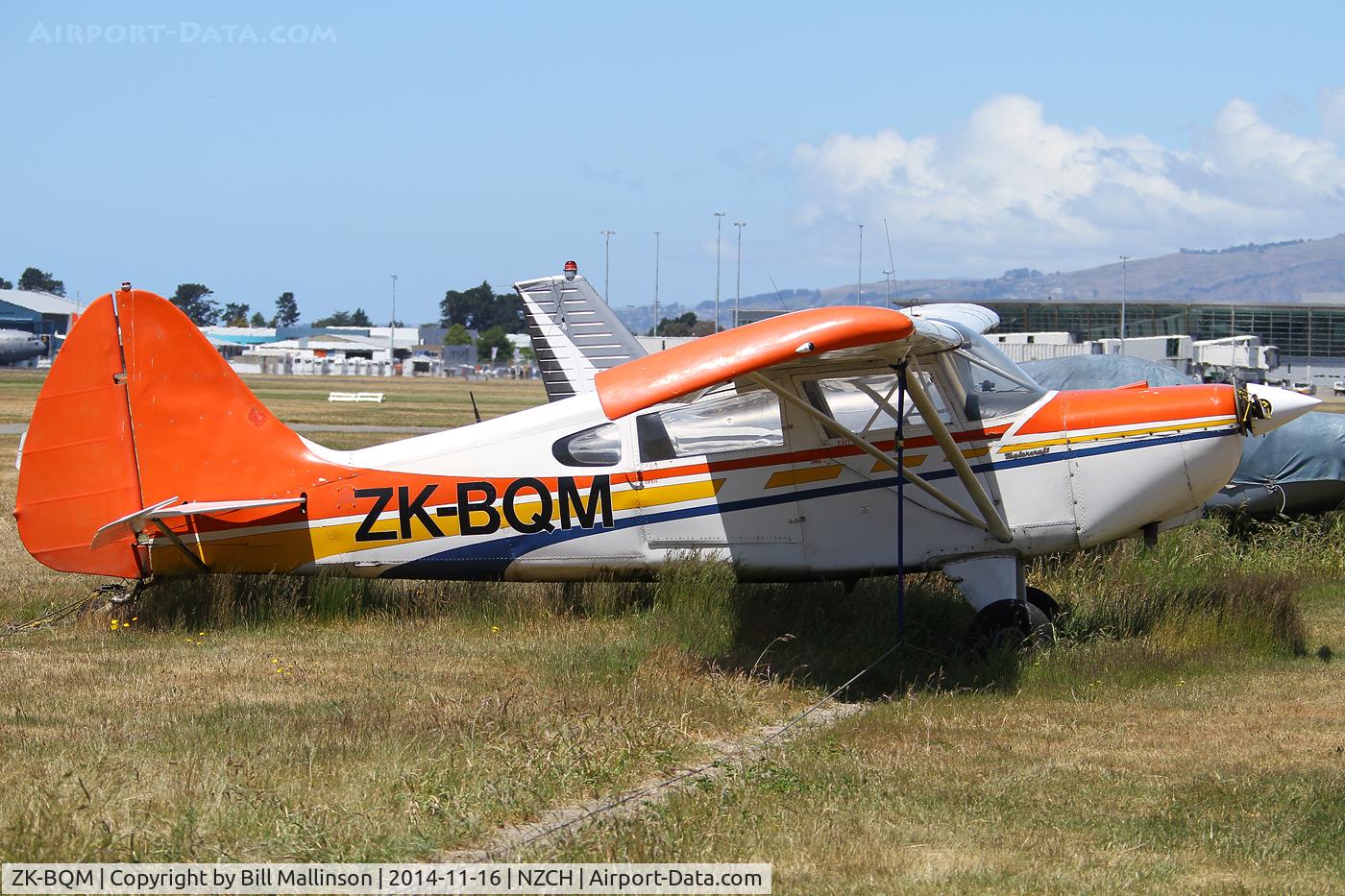 ZK-BQM, Taylorcraft 20 C/N 20-014, parked up