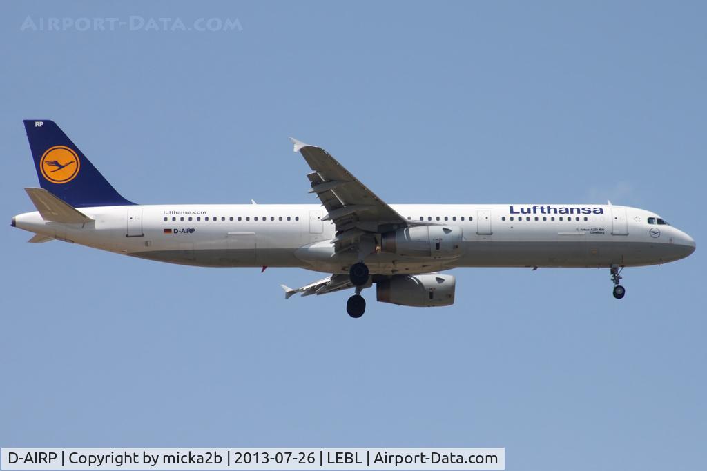 D-AIRP, 1995 Airbus A321-131 C/N 0564, Landing