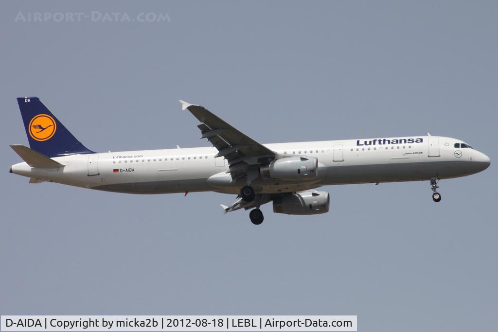 D-AIDA, 2010 Airbus A321-231 C/N 4360, Landing