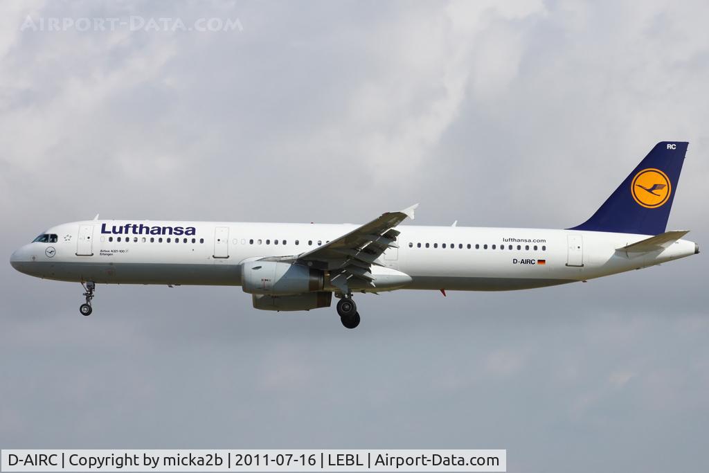 D-AIRC, 1994 Airbus A321-131 C/N 0473, Landing