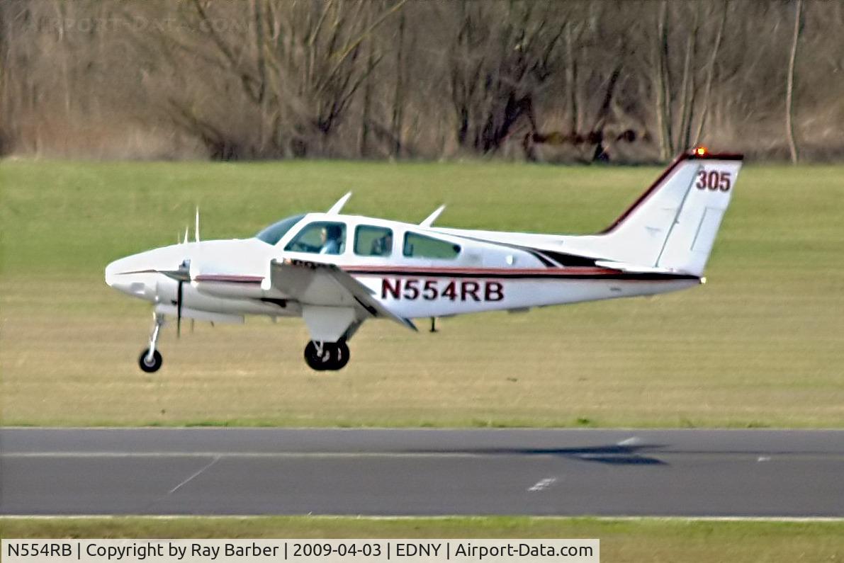 N554RB, 1978 Beech E-55 Baron C/N TE1141, Beech 95-E55 Baron [TE-1141] Friedrichshafen~D 03/04/2009