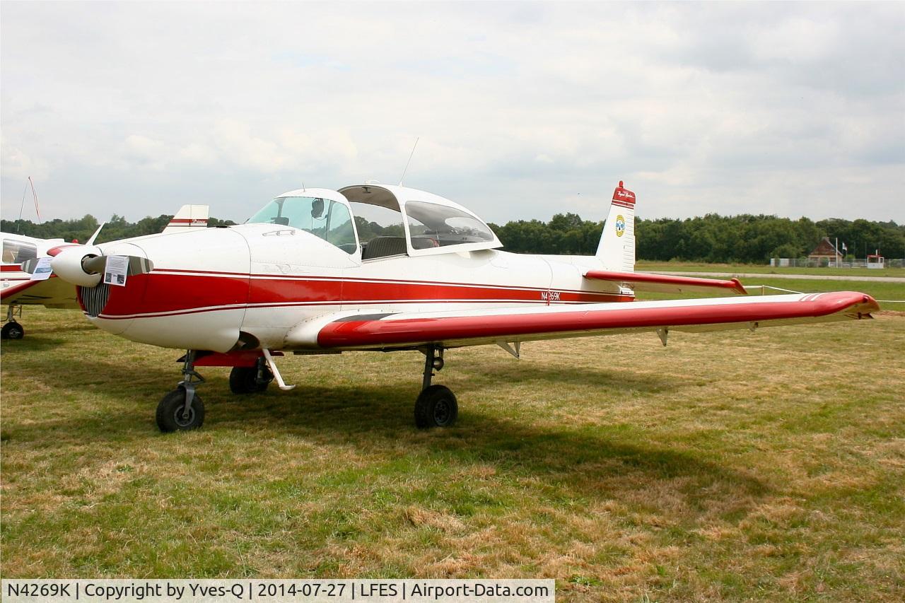 N4269K, 1948 Ryan Navion A C/N NAV-4-1269, Ryan Navion A, Guiscriff airfield (LFES) open day 2014
