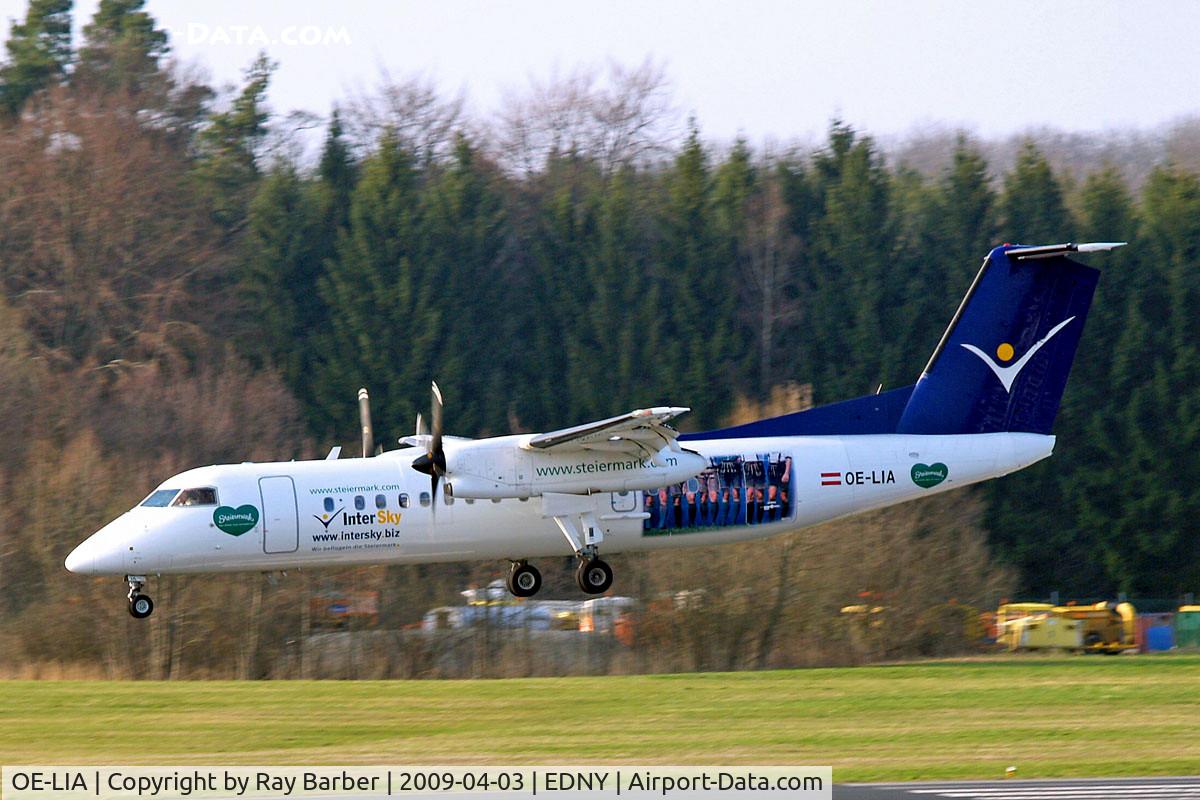 OE-LIA, 1997 De Havilland Canada DHC-8-314 Dash 8 C/N 505, De Havilland Canada DHC-8Q-314 Dash 8 [505] (Intersky) Friedrichshafen~D 03/04/2009