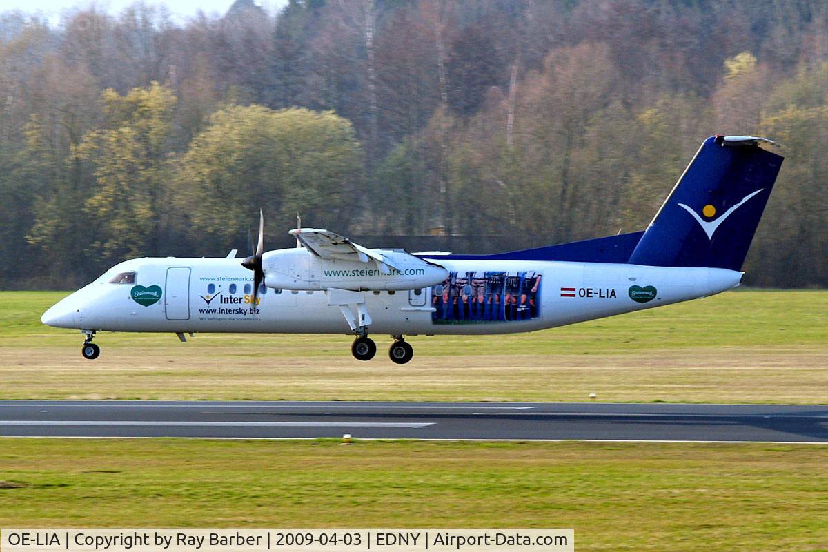 OE-LIA, 1997 De Havilland Canada DHC-8-314 Dash 8 C/N 505, De Havilland Canada DHC-8Q-314 Dash 8 [505] (Intersky) Friedrichshafen~D 03/04/2009