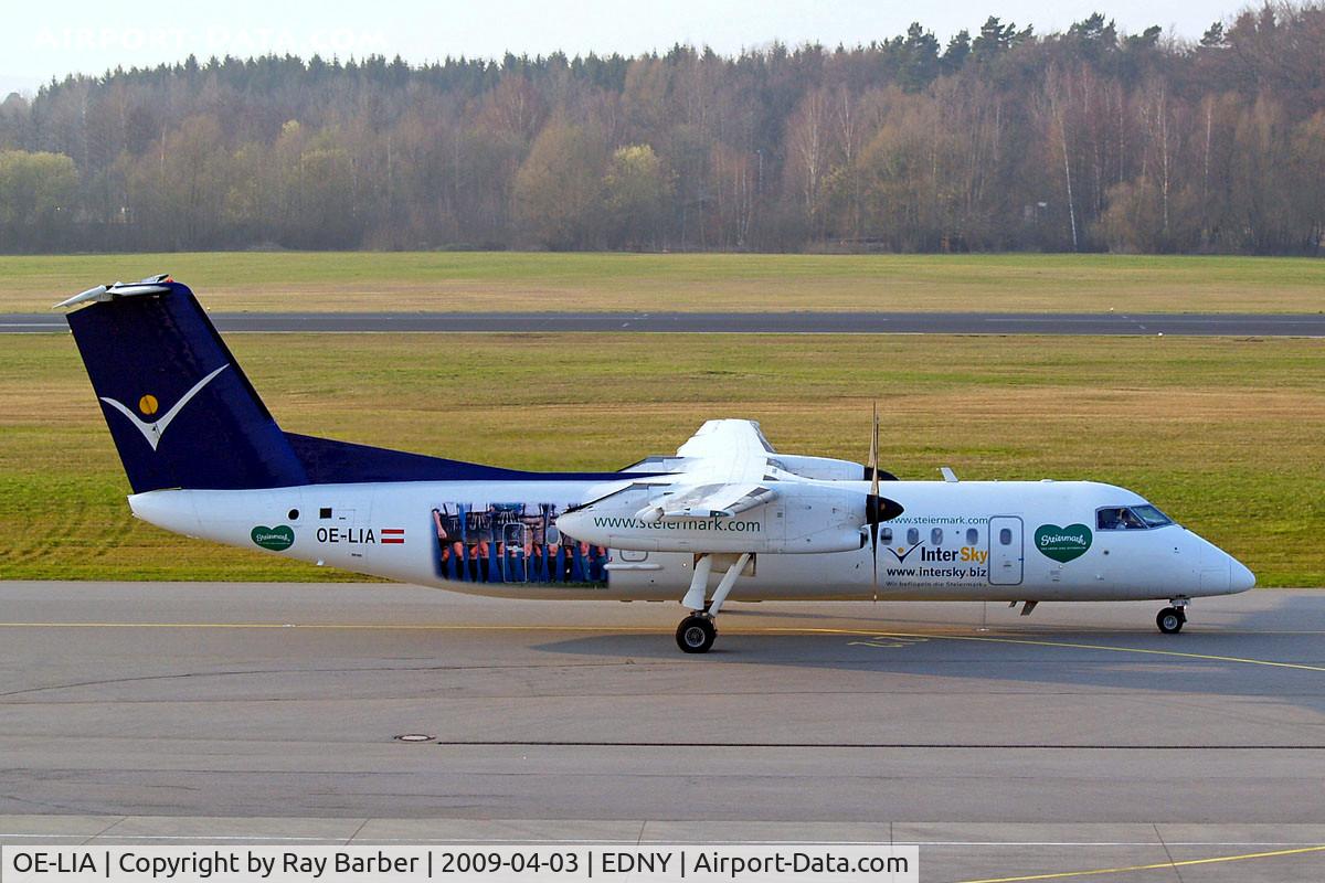 OE-LIA, 1997 De Havilland Canada DHC-8-314 Dash 8 C/N 505, De Havilland Canada DHC-8Q-314 Dash 8 [505] (Intersky) Friedrichshafen~D 03/04/2009