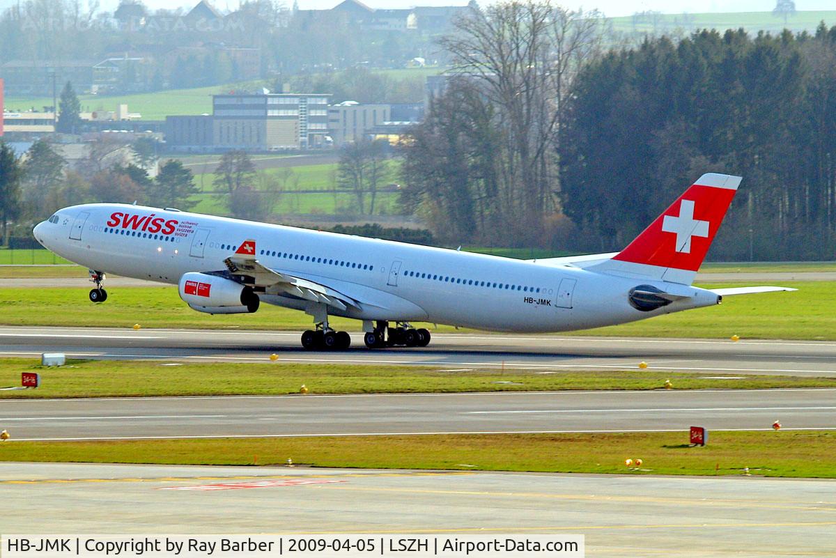 HB-JMK, 1997 Airbus A340-313 C/N 169, Airbus A340-313X [169] (Swiss International Air Lines) Zurich~HB 05/04/2009