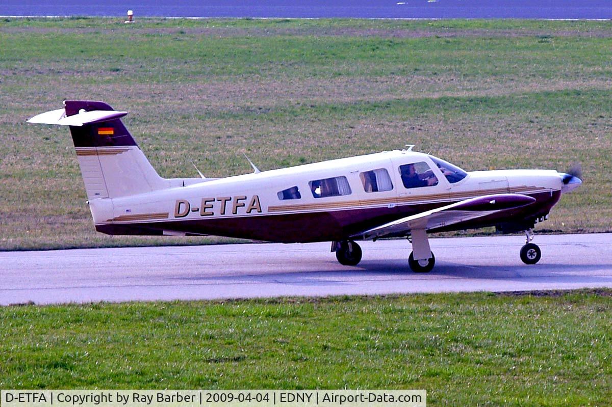 D-ETFA, 1992 Piper PA-32RT-300 Lance II C/N 32R-7985033, Piper PA-32RT-300 Lance II [32R-7985033] Friedrichshafen~D 04/04/2009