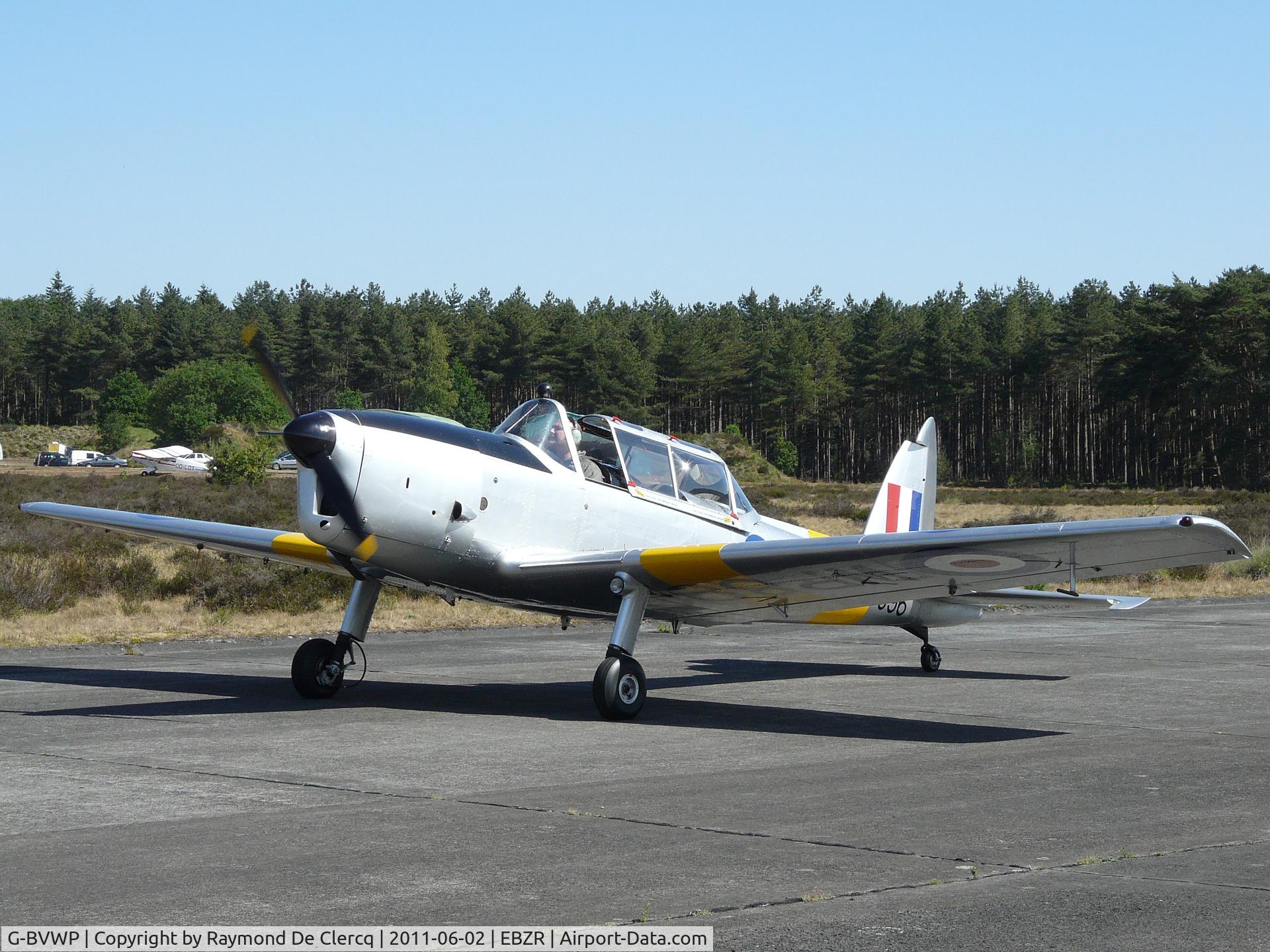 G-BVWP, 1952 De Havilland DHC-1 Chipmunk T.10 C/N C1/0741, Chipmeet at Zoersel 2011.