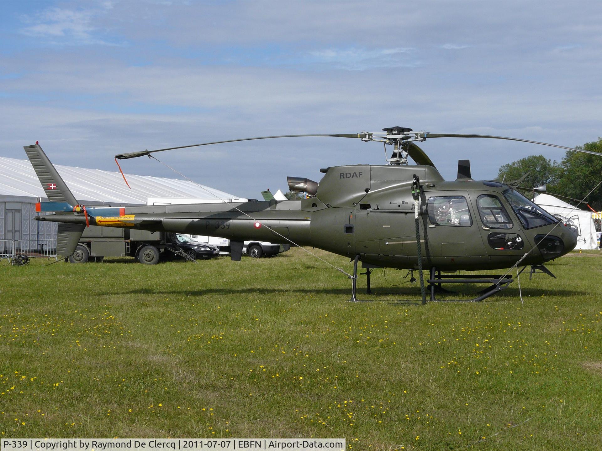 P-339, Aerospatiale AS-550C-2 Fennec C/N 2339, Koksijde Airshow, static display.
