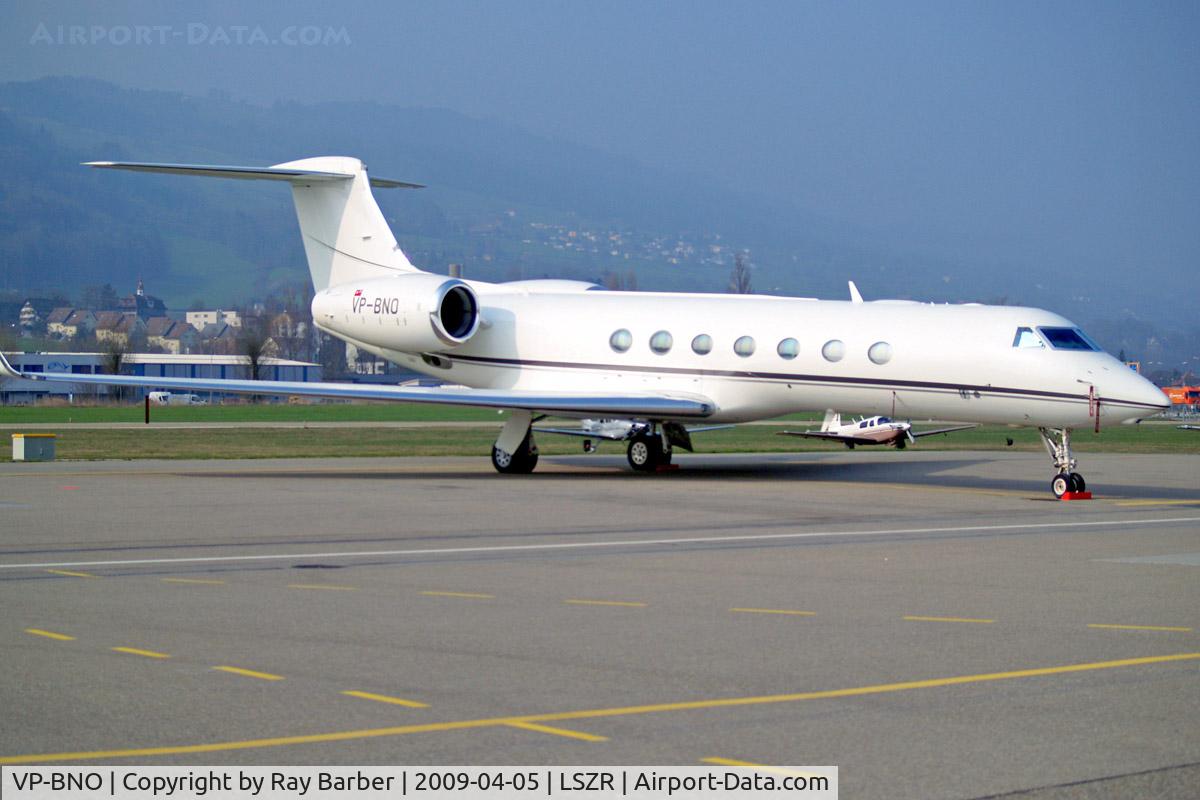 VP-BNO, 2004 Gulfstream Aerospace GV-SP (G550) C/N 5050, Gulfstream G550 [5050] Altenrhein~HB 05/04/2009