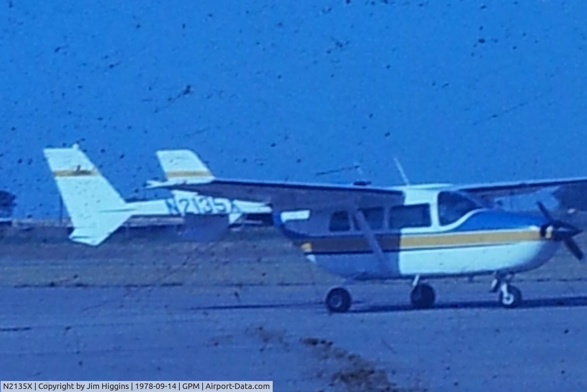 N2135X, 1964 Cessna 337 Super Skymaster C/N 337-0035, Old photo from slide of N2135 in Grand Prairie, Texas.