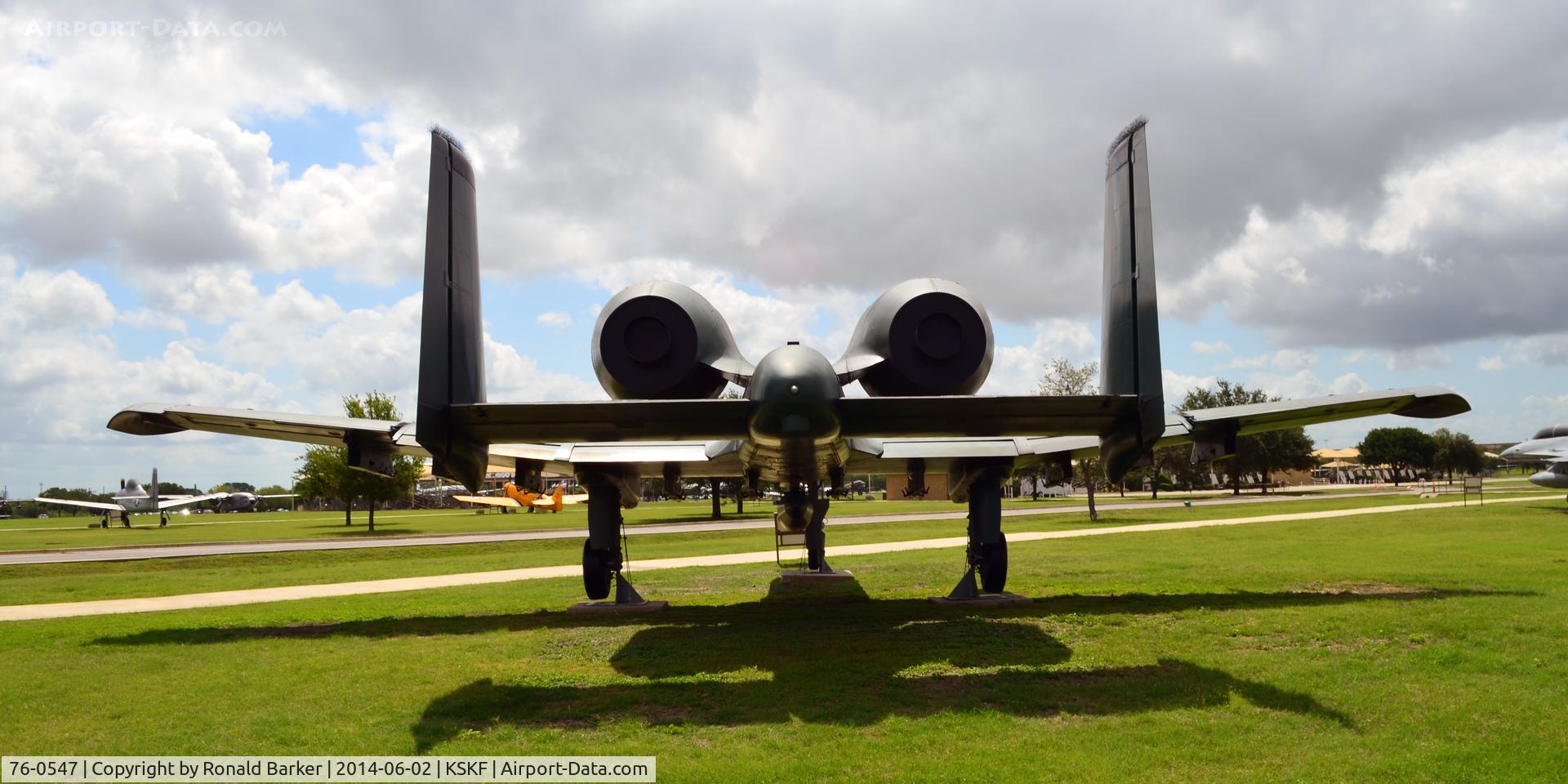 76-0547, 1976 Fairchild Republic A-10A Thunderbolt II C/N A10-0094, LMTC parade field
