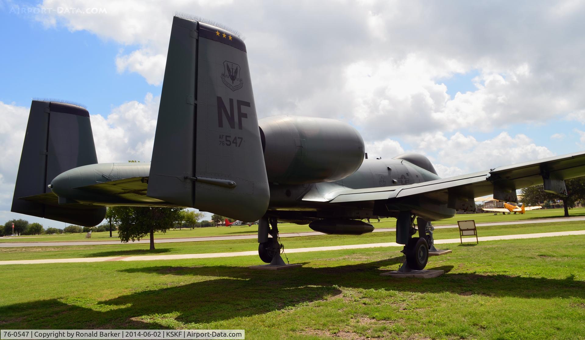 76-0547, 1976 Fairchild Republic A-10A Thunderbolt II C/N A10-0094, LMTC parade parade